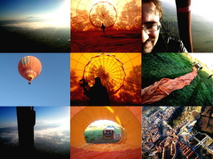 2012- In the baloon filming In the air clip with the community manager Xavier Sánchez (Igualada)