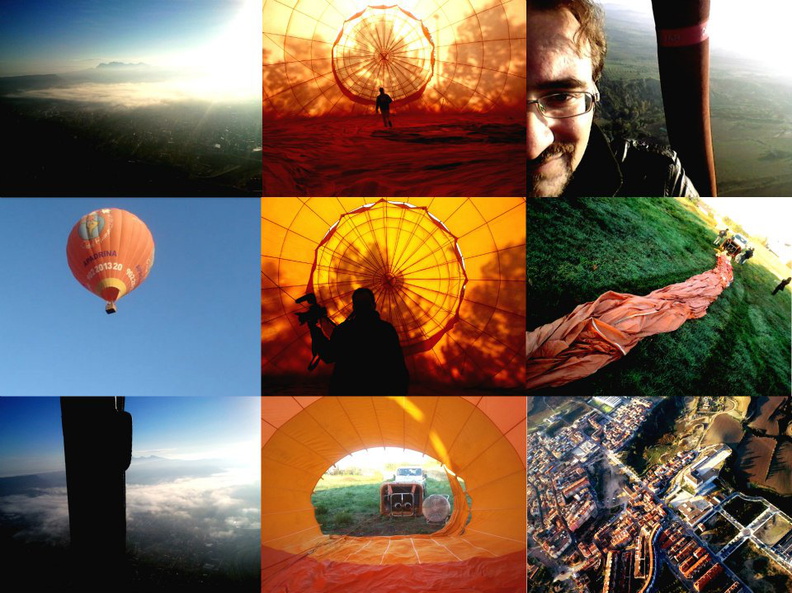 2012- In the baloon filming In the air clip with the community manager Xavier Sánchez (Igualada).jpg