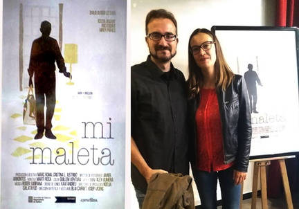 2016- Presentation of the short Mi maleta with her Director Cristina López